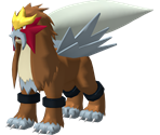 #244 Entei - Pokédex 3D Pro