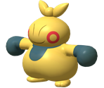 #296 Makuhita - Pokédex 3D Pro