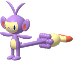 #424 Ambipom - Pokédex 3D Pro