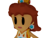 Daisy (Strikers Prototype, Paper Mario-Style) - Mario Customs
