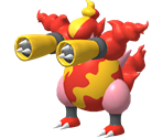 #467 Magmortar - Pokédex 3D Pro