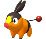 #498 Tepig - Pokédex 3D Pro