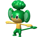 #511 Pansage - Pokédex 3D Pro