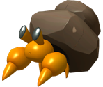 #557 Dwebble - Pokédex 3D Pro