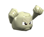 #074 Geodude - Pokémon Rumble World