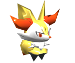 #654 Braixen - Pokémon Rumble World