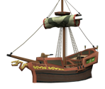 Pirate Ship - The Legend of Zelda: Four Swords Adventures