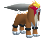 #244 Entei - Pokémon Battle Revolution