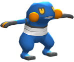 #453 Croagunk - Pokémon Battle Revolution