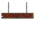 Showdown Valley Sign - Showdown Bandit