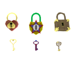 Unused Keys & Locks - Showdown Bandit