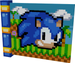 Sonic Flag (Minecraft Hive Event Recreation) - Sonic the Hedgehog Customs