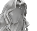 Long Curly Hair - Disney Dreamlight Valley