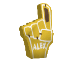 Alex Foam Finger - Madagascar