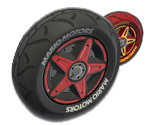 Slim & Crimson Slim Tires - Mario Kart 8