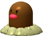 #050 Diglett - Pokédex 3D Pro