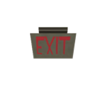Exit Sign (Hallway) - Jimmy Neutron: Jet Fusion