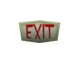 Exit Sign (Doorway) - Jimmy Neutron: Jet Fusion