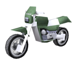 Motorcycle Figurine - GoldenEye 007