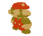 Mario (Super Mario Bros., Voxel) - Mario Customs