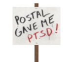 Picket Sign - Postal Redux