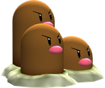 #0051 Dugtrio - Pokémon Battle Revolution