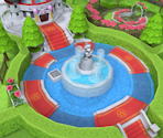 Peach Ice Garden Area - Mario Super Sluggers