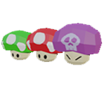 Mushrooms - Mario Customs