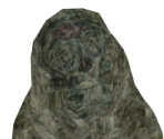 Statue with Father Mask Carving - Dark Souls