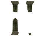 Broken Moss-Covered Stone Pillar - Dark Souls
