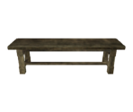 Brown Wood Bench - Dark Souls