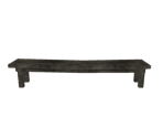 Dark Wood Bench - Dark Souls