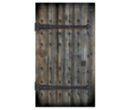 Dark Wood Door - Dark Souls