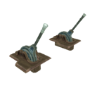 Lever with Dark Wood Base - Dark Souls