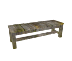 Mossy Bench - Dark Souls