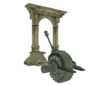 Mossy Lever with Stone Arch - Dark Souls