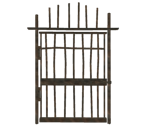 Rusted Door with Bars - Dark Souls