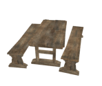 Table with Benches - Dark Souls