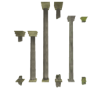 Undead Parish Pillars - Dark Souls