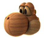 Space Junk Yoshi Head Planet - Super Mario Galaxy