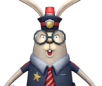 Megaphone Police Officer - Runaway Rabbit: Usavich (JPN)
