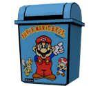 Garbage Bin (Kurogane, 1986) - Mario Customs