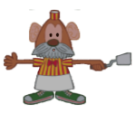 Beard Burger Mouse - PaRappa the Rapper 2