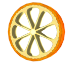 Toy Time Orange Slice - Super Mario Galaxy
