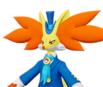 #0655 Delphox (Tuxedo Style) - Pokémon Unite