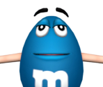Blue / Yellow M&M - M&M's Beach Party