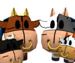 Moo Moo Farm Cow (Plush-style) - Mario Customs