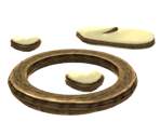 Dusty Dune Disk & Ring Planets - Super Mario Galaxy