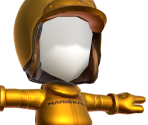 Gold Mii Racing Suit - Mario Kart Tour