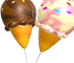 Ice-Cream Balloons - Mario Kart Tour